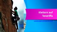 Teneriffa klettern