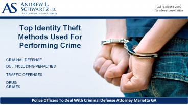 Top Identity Theft Methods Used For Performing Crime