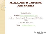 Neurologist in Jaipur-Dr. Amit Barala