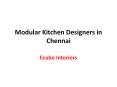 Modular Kitchen Designers in Chennai | Ecube Interiors