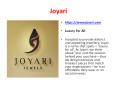 Buy Real Light Weight Diamond Gold Jewellery Set Online Shopping Stores | Joyari Jewels