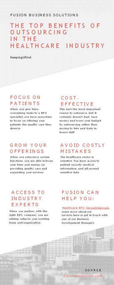 The Top Benefits of Outsourcing in the Healthcare Industry