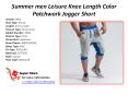 Summer men Leisure Knee Length Color Patchwork Jogger Short PowerPoint PPT Presentation