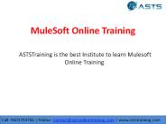 MuleSoft Online Training - ASTSTraining
