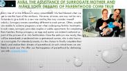 Surrogate baby