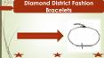 Diamond District Fashion Bracelets PowerPoint PPT Presentation