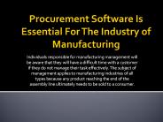 Procurement Software