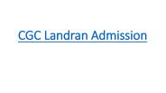 CGC Landran Admission