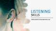Listening Skills PowerPoint PPT Presentation