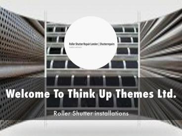 Information Presentation Of Think Up Themes Ltd
