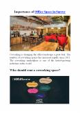 Why are big corporations moving into shared office spaces? PowerPoint PPT Presentation