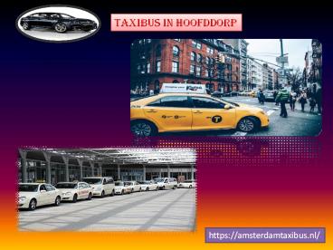 Taxibus in Hoofddorp
