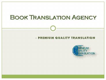 Book translation Agency