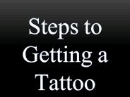 Steps to getting a tattoo (1)