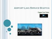 Airport limo service Boston