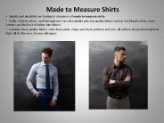 Made to Measure Shirts