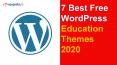 7 Best Free WordPress Education Themes 2020 PowerPoint PPT Presentation
