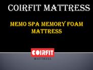 Memo Spa Memory Foam Mattress - Coirfit