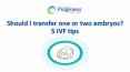 Should I transfer one or two embryos? 5 IVF tips PowerPoint PPT Presentation