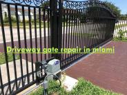Driveway gate repair in miami