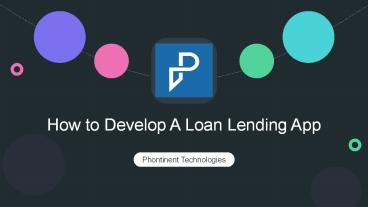 Develop A Loan Lending App