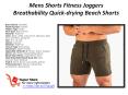 Mens Shorts Fitness Joggers Breathability Quick-drying Beach Shorts PowerPoint PPT Presentation