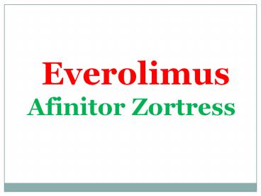 Everolimus Tablets: 100% Customs Cleared Delivery*