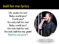 ball for me lyrics and Post Malone Biography PowerPoint PPT Presentation