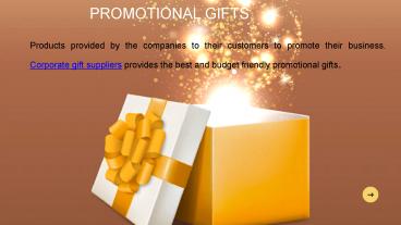 Benefits of promotional gifts for branding