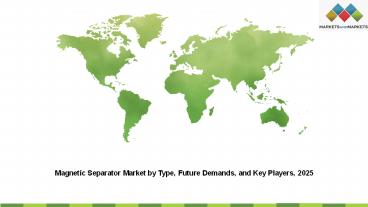 Magnetic Separator Market