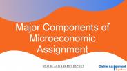 Major Components of Microeconomics Assignments