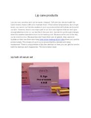 lip care products