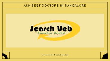 Best Doctors in Bangalore