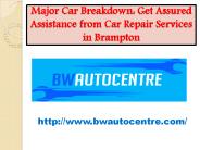 Car repair brampton