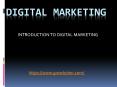 Digital marketing PowerPoint PPT Presentation