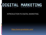 Digital marketing