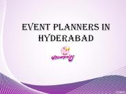 Best event planners in Hyderabad