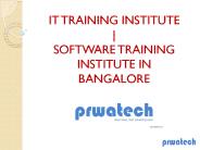 Best software training institute in bangalore