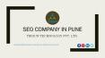 Seo Company In Pune | Digital Marketing Company In Pune PowerPoint PPT Presentation