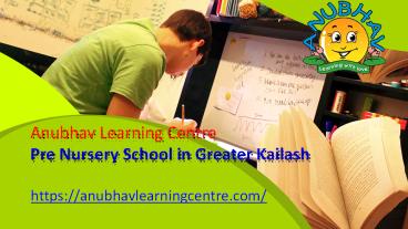 Pre Nursery School in Greater Kailash (1)