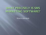 Sms Marketing Software