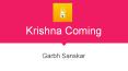Krishna Coming Garbh Sanskar PowerPoint PPT Presentation