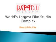 Ramoji Film City is the best holiday destination in Hyderabad.
