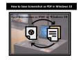 How to Save Screenshot as PDF in Windows 10 PowerPoint PPT Presentation