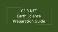 CSIR NET Earth Science Complete Guide PowerPoint PPT Presentation