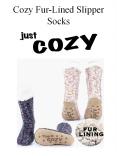 Cozy Fur-Lined Slipper Socks PowerPoint PPT Presentation