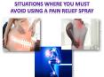 Situations where You Must Avoid Using a Pain Relief Spray PowerPoint PPT Presentation