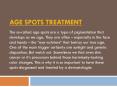 Age Spot Treatments - How to Get Rid of Age Spots PowerPoint PPT Presentation
