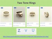 Two Tone Rings rings