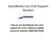 QuickBooks live chat support USA & Canada